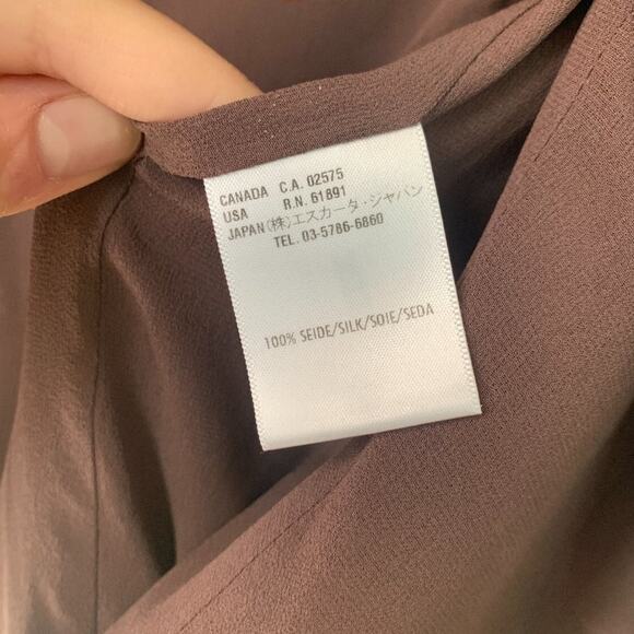 Escada Plum Ruffle 100% Silk Snap Blazer Jacket 42 Professional Workwear - Picture 10 of 14